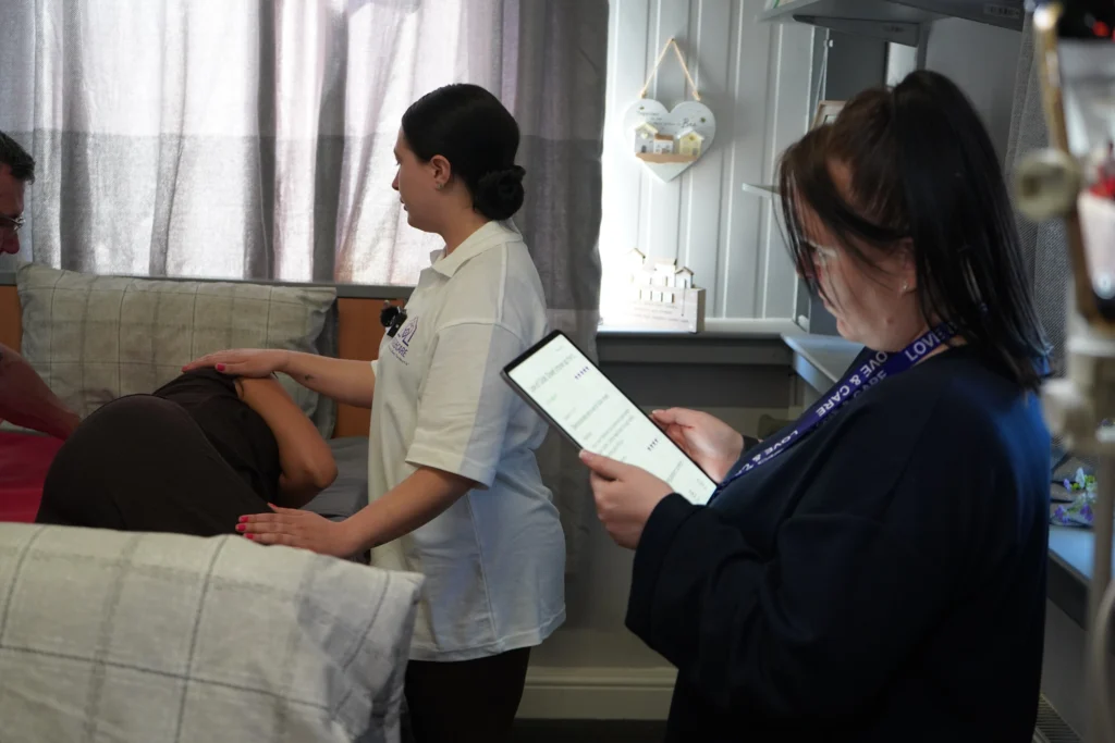Love and care carers wokring